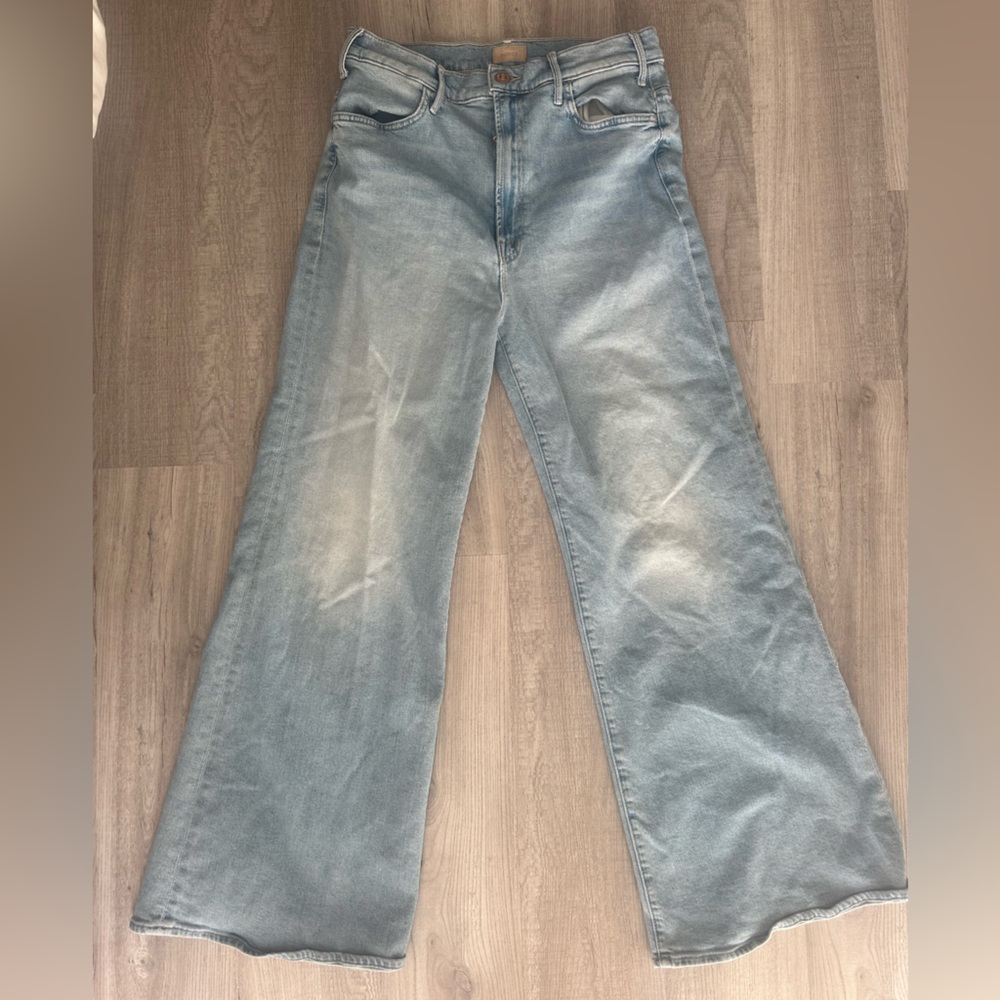 MOTHER Light Blue Flare Jeans